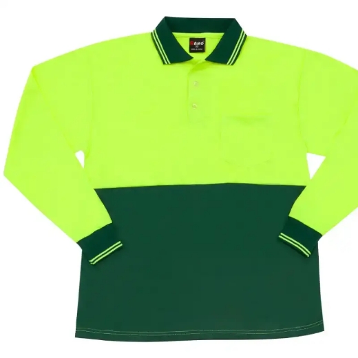 Picture of RAMO, Hi Vis Long Sleeve Polo